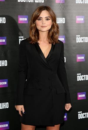 Jenna Coleman Dr. Who premiere in London August 23, 2014