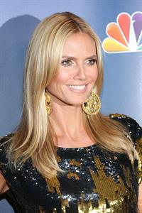 Heidi Klum at the America's Got Talent season 9 post show red carpet event.  August 20, 2014