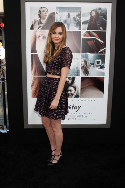 Liana Liberato at the premiere of If I Stay August 20, 2014