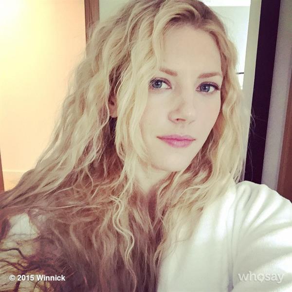 Katheryn Winnick taking a selfie