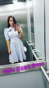 Georgia May Foote taking a selfie