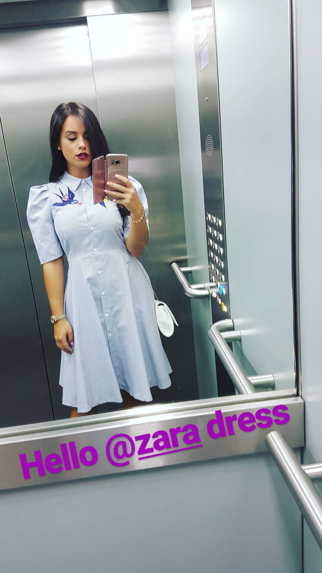 Georgia May Foote taking a selfie