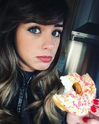 Georgia May Foote taking a selfie