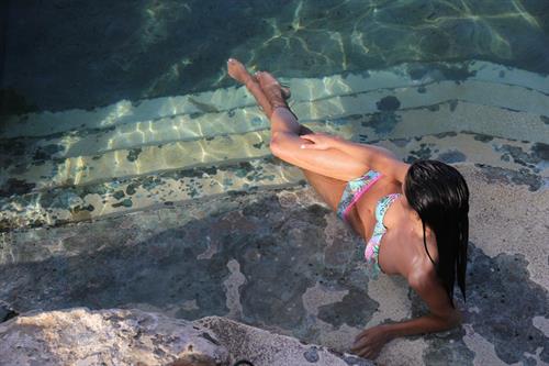 Rhiannon Fish in a bikini