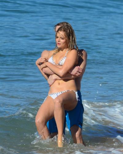 Samara Weaving in a bikini