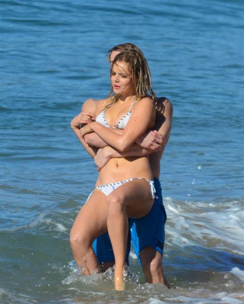 Samara Weaving in a bikini