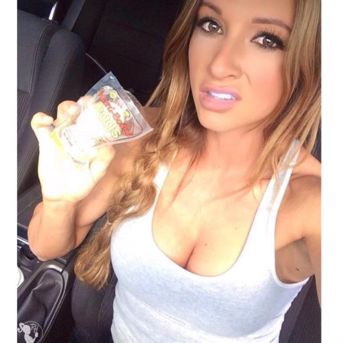 Paige Hathaway taking a selfie