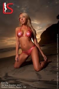 Emily Tisdale in a bikini