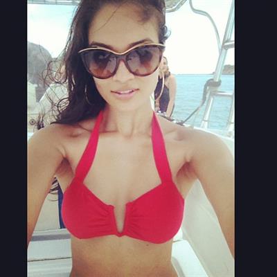 Shanina Shaik in a bikini