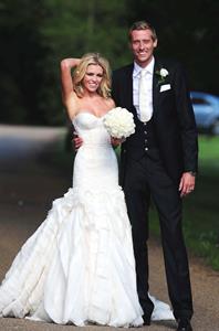 Abigail Clancy wedding day June 30, 2011