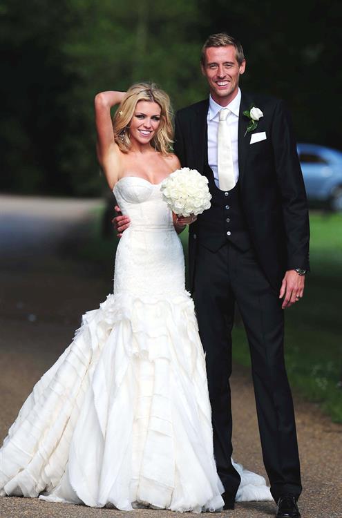 Abigail Clancy wedding day June 30, 2011