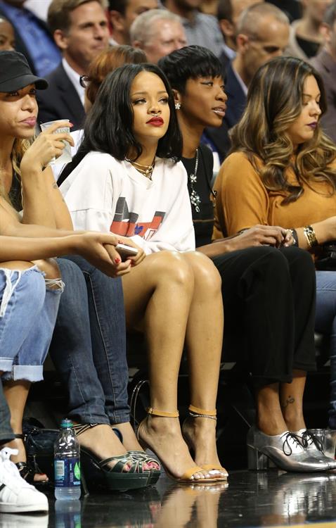 Rihanna at 2014 Summer Classic Charity Basketball Game, NYC August 21, 2014