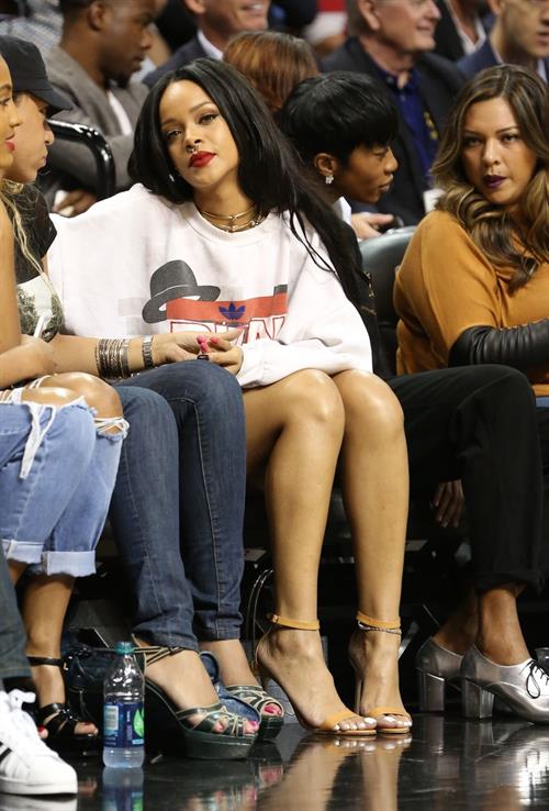 Rihanna at 2014 Summer Classic Charity Basketball Game, NYC August 21, 2014