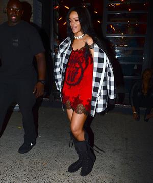 Rihanna arriving at VIP Nightclub August 18, 2014
