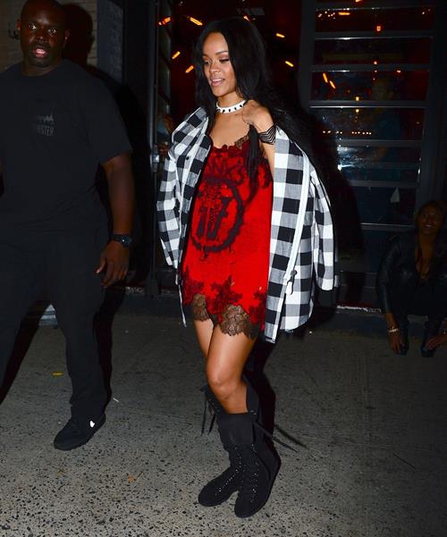 Rihanna arriving at VIP Nightclub August 18, 2014