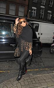 Myleene Klass Leaving The Ivy in London - November 6, 2012