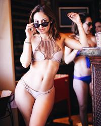 Francia Raisa in lingerie