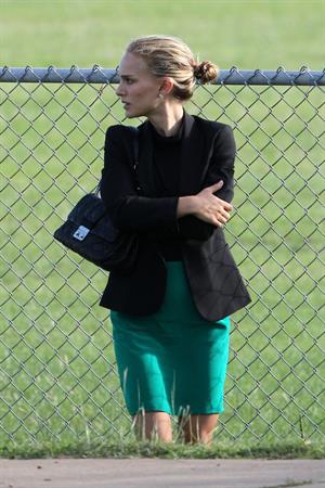 Natalie Portman ...filming on set in Austin Sept 30, 2012 