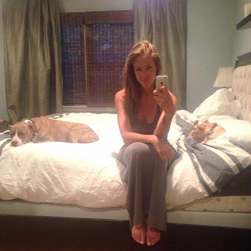 Candace Kroslak taking a selfie