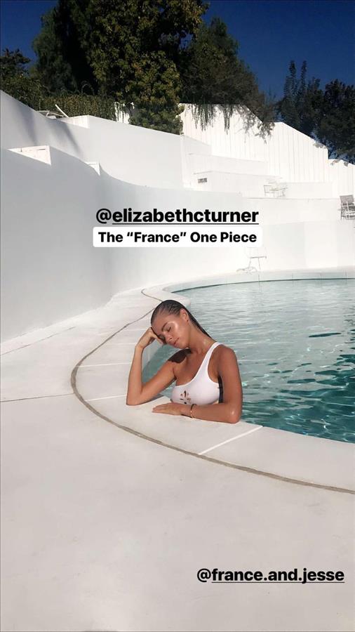 Elizabeth Turner in a bikini