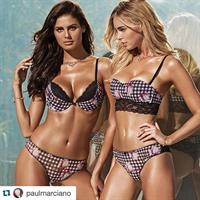 Elizabeth Turner in lingerie