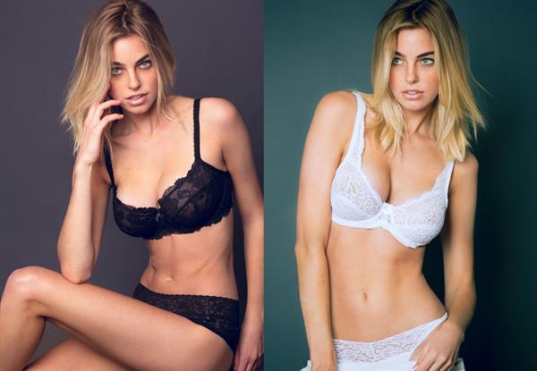 Elizabeth Turner in lingerie