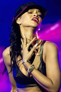 Rihanna Performing during 777 Tour in Mexico City November 14, 2012
