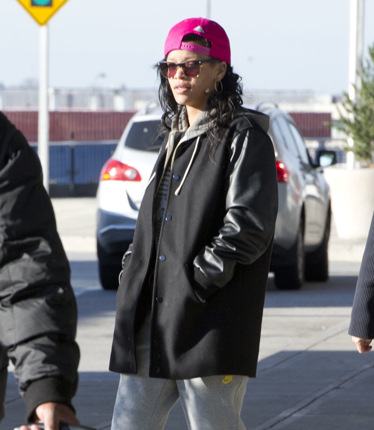 Rihanna arriving at JFK in NYC 11/6/12