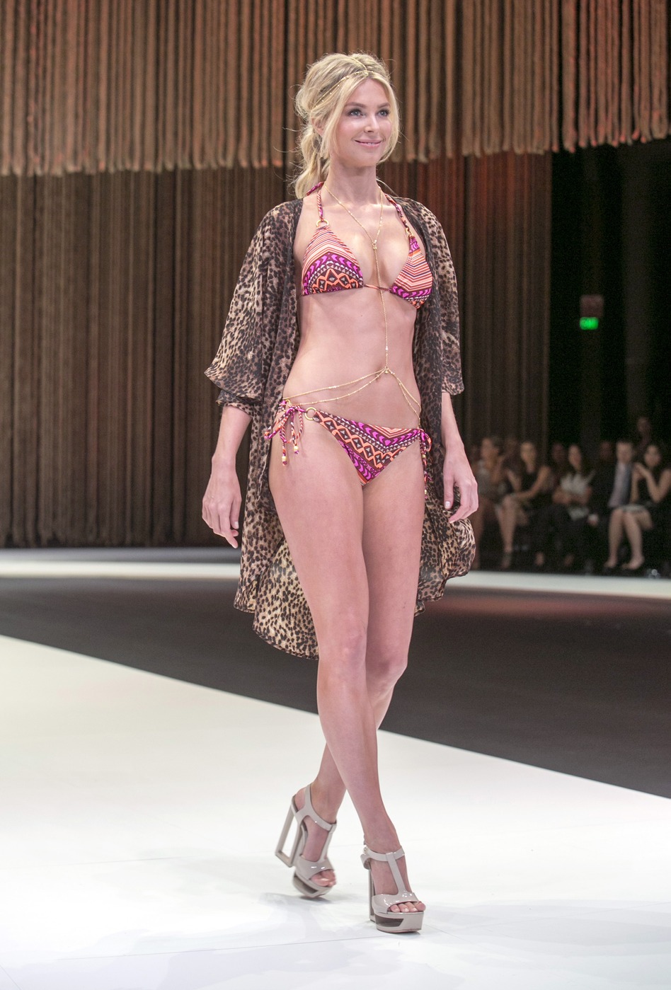 Jennifer Hawkins in a bikini