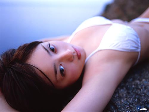 Yumi Adachi in a bikini
