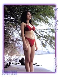 Yumi Adachi in a bikini