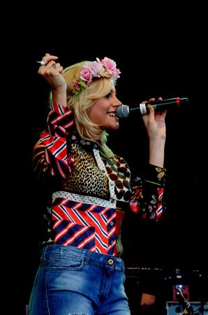 Pixie Lott performs at the Cornbury Music Festival at Great Tew Estate on June 29, 2012 in Oxford, England