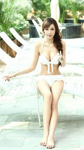 Chen Jing Ying in a bikini