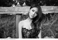 Crystal Wang Xi Ran in lingerie