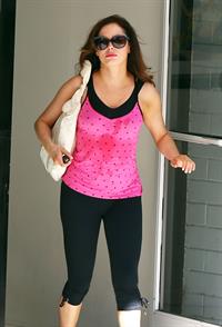 Rose McGowan - leaves a gym in Los Angeles October 4, 2012
