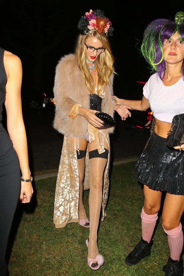 Rosie Huntington-Whiteley - At A Halloween Party In Beverly Hills October 26, 2012