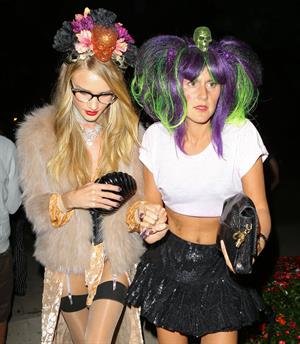 Rosie Huntington-Whiteley - At A Halloween Party In Beverly Hills October 26, 2012