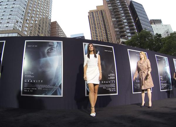 Sandra Bullock  Gravity  New York Premiere on Oct. 1, 2013 