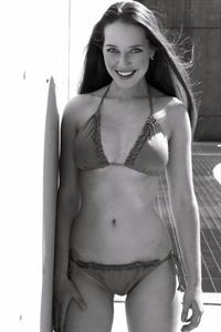 Amy Garber in lingerie