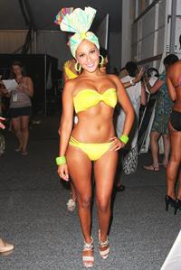 Adrienne Bailon Mercedes Benz Fashion Week Swim at the Raleigh - July 15, 2011