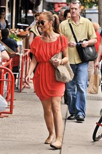 Minka Kelly out about New York City on May 21, 2011 