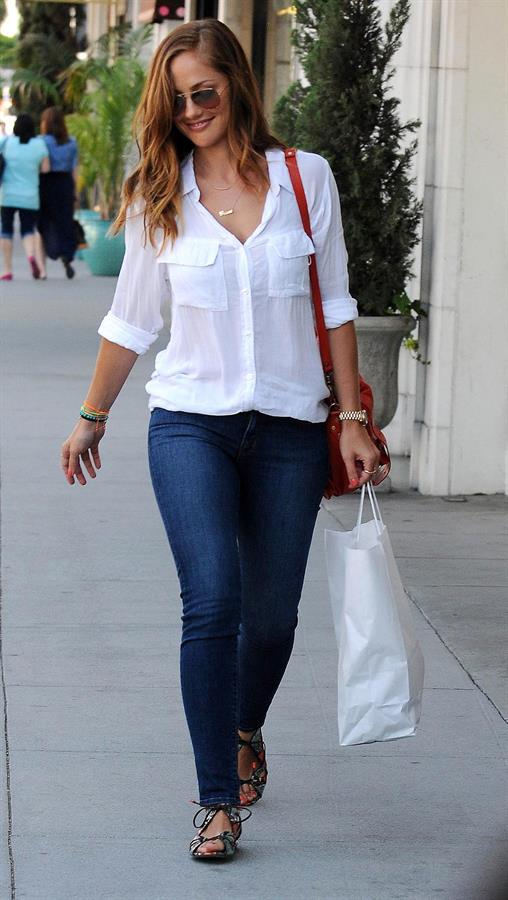Minka Kelly out and about in Beverly Hills on June 6, 2012