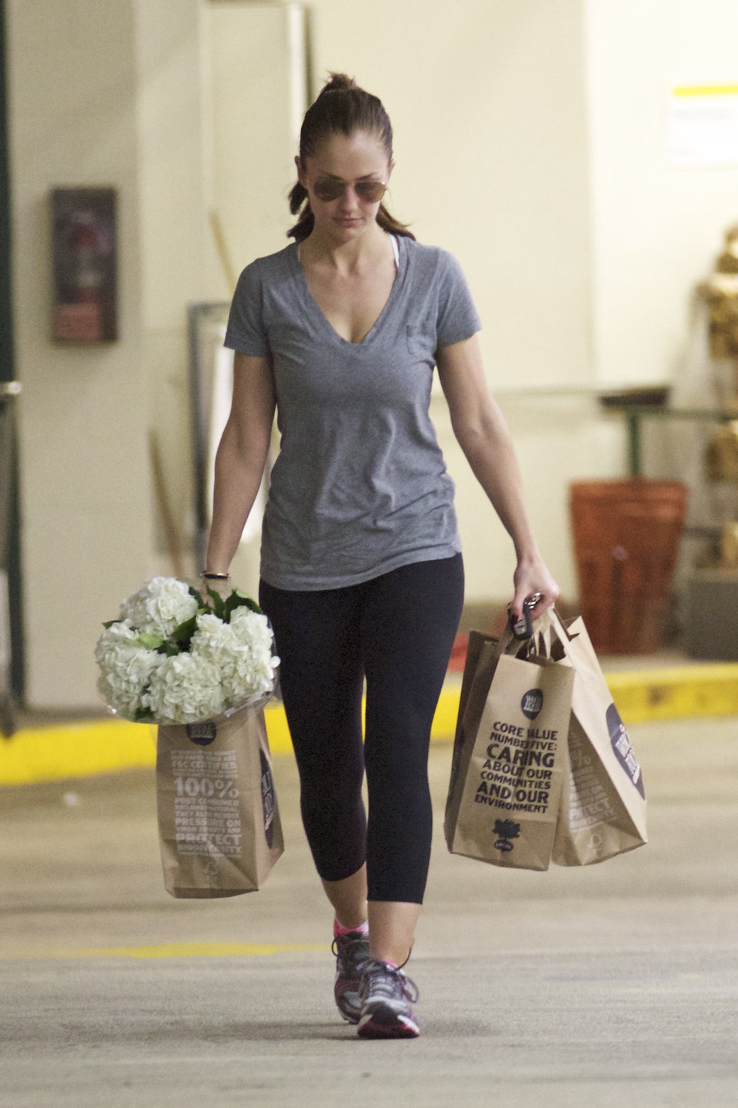 Minka Kelly grocery shopping in Los Angeles 1/14/13 