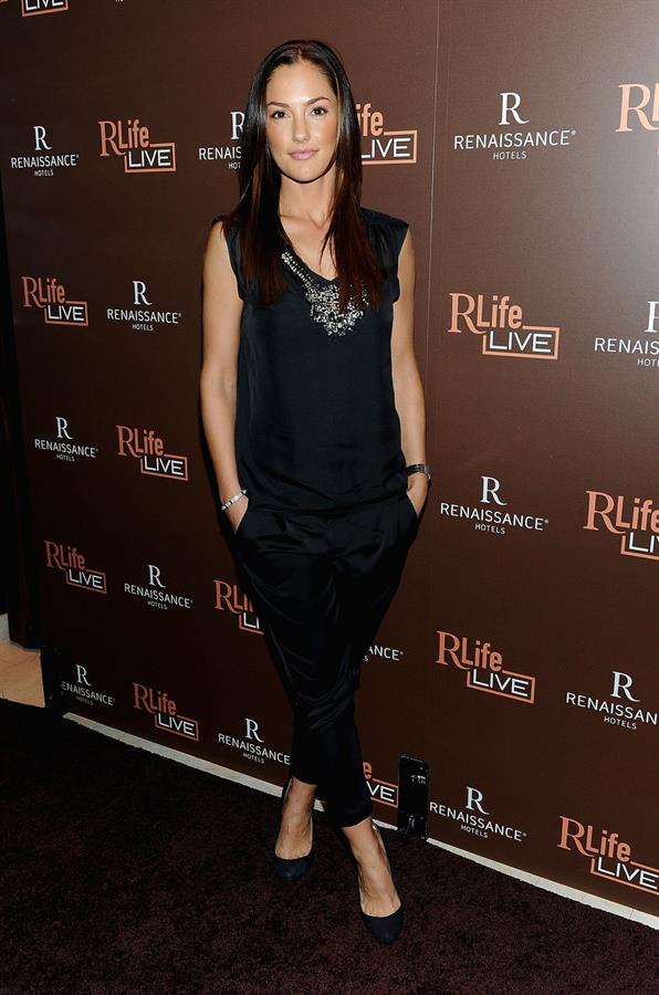 Minka Kelly RLife Live launch at R Lounge October 29, 2010 