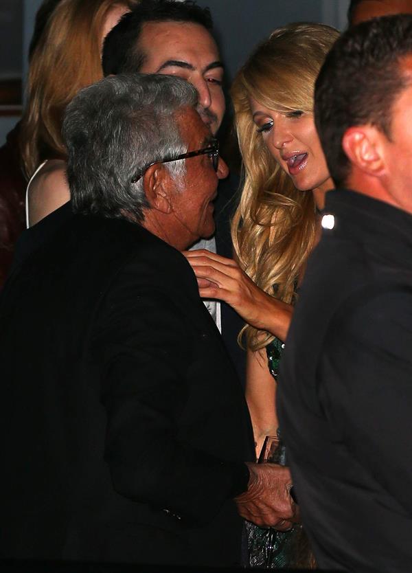 Paris Hilton Roberto Cavalli's boat party in Cannes May 22, 2013