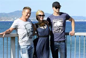 Paris Hilton Visting  Amnesia Port Forum Project  August 9, 2013