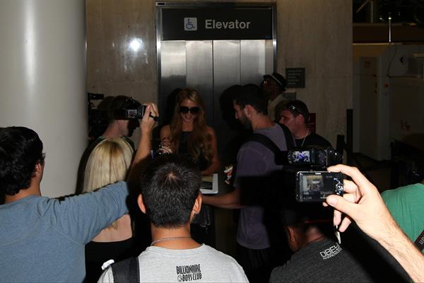 Paris Hilton arrive at LAX Airport 9/30/13