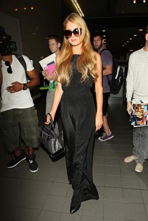 Paris Hilton arrive at LAX Airport 9/30/13