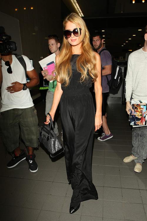 Paris Hilton arrive at LAX Airport 9/30/13