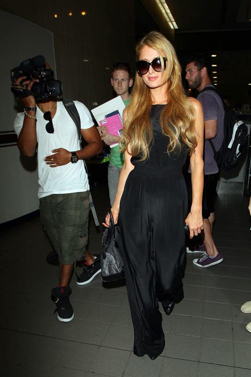Paris Hilton arrive at LAX Airport 9/30/13